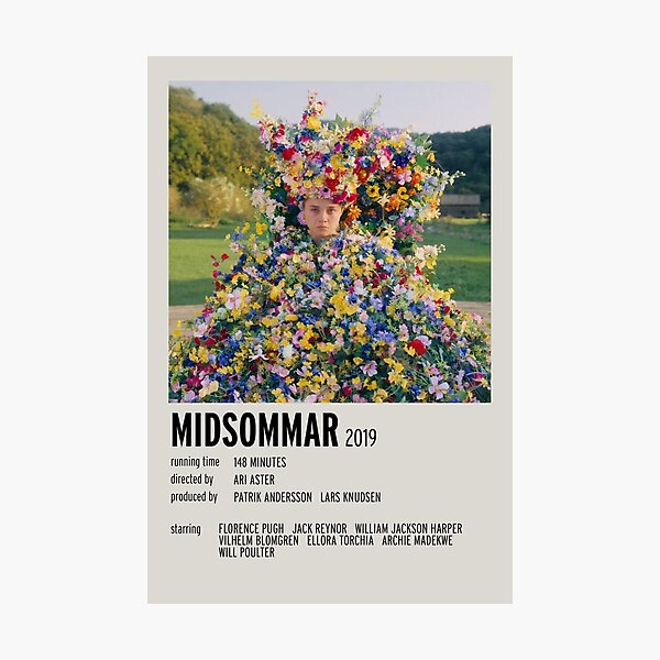 Midsommar Minimalist Polaroid Movie Poster Photographic Print