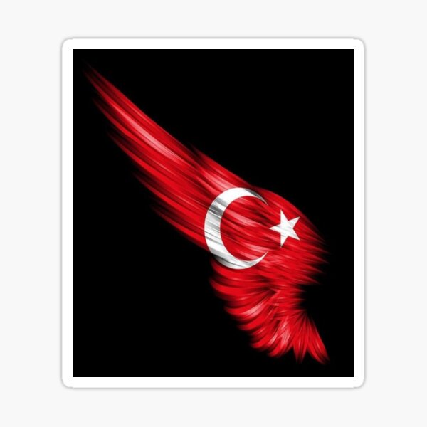 "Turkey flag" Sticker by rawankaram Redbubble