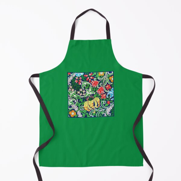 Item preview, Art Nouveau Jacobean Flower Garden, Green and Multi designed and sold by Marymarice.