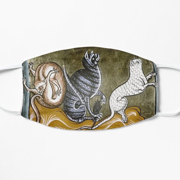 Medieval Cats Flat Mask
