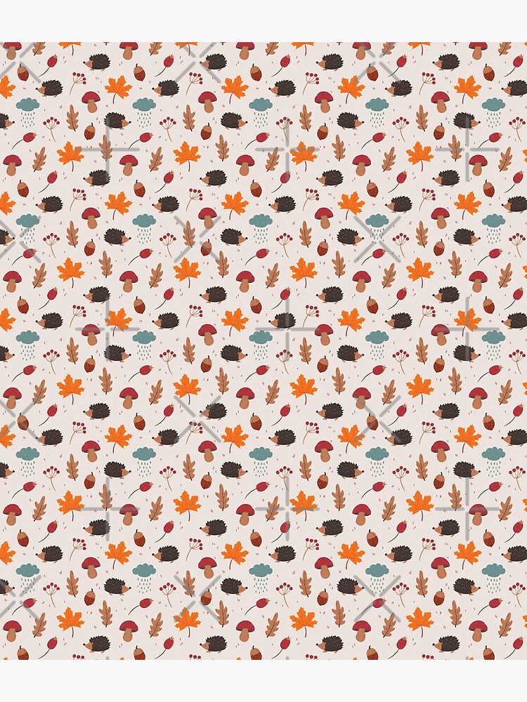 Autumn hedgehog by LaPetiteBelette