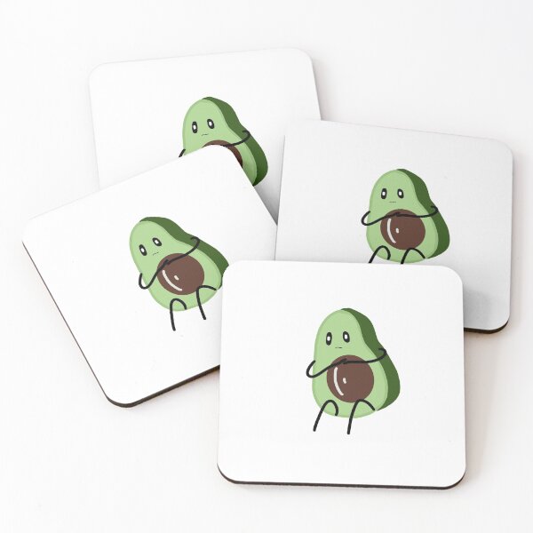 Item preview, Shy cute avocado designed and sold by Avigailsella.