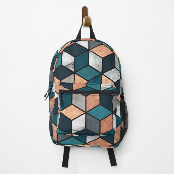 Item preview, Copper, Marble and Concrete Cubes with Blue designed and sold by Zoltan Ratko.