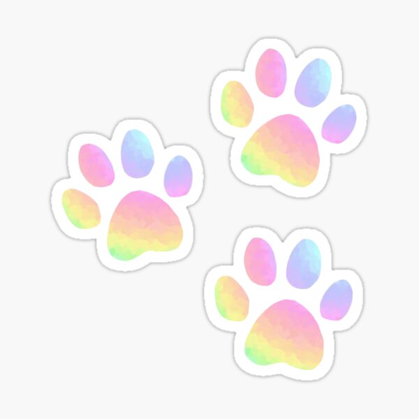 Item preview, Rainbow Paw Prints designed and sold by oliviarose7.