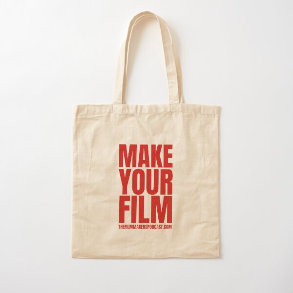 Make Your Film RED Cotton Tote Bag