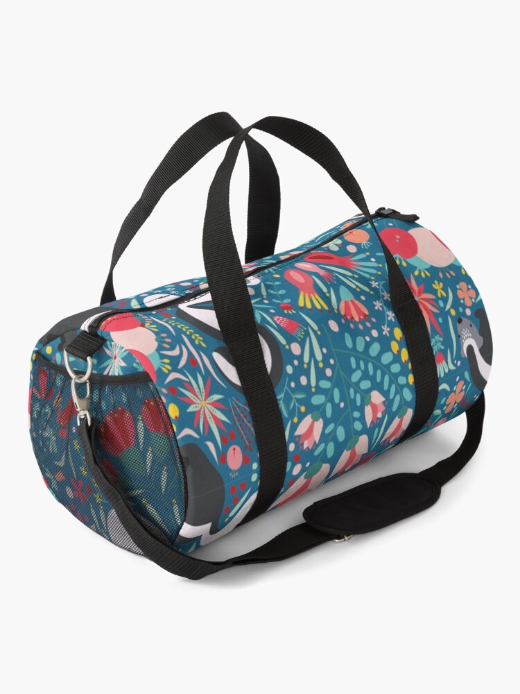 Alternate view of Skunk Floral Pattern Duffle Bag
