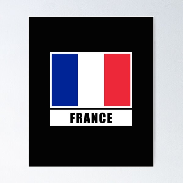 Item preview,  the national flag of France as a simple but classic design! Particularly suitable for tourists designed and sold by GeogDesigns.