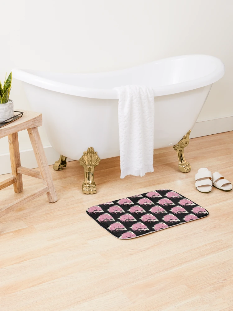 Thumbnail 2 of 6, Bath Mat, Spring Flower Design designed and sold by DavinciStore21.
