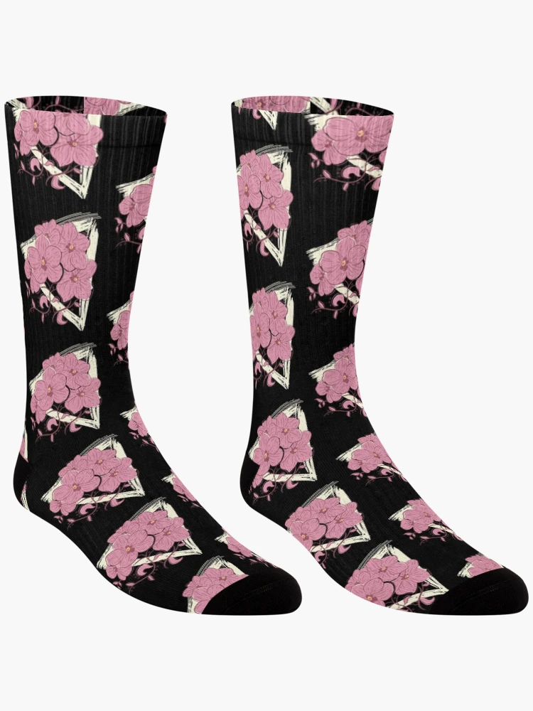 Thumbnail 3 of 5, Socks, Spring Flower Design designed and sold by DavinciStore21.