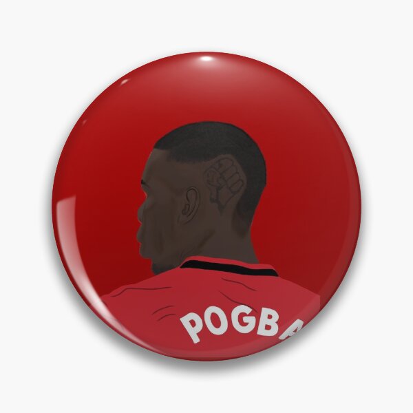 Aperçu de l'œuvre Paul Pogba Black Power Fist cheveux MUFC 2 créée et vendue par Hevding.