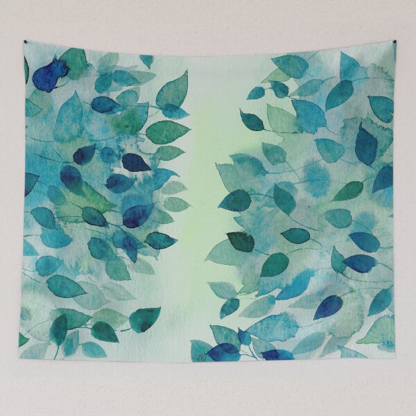 Item preview, Light and leaves designed and sold by María Casas Watercolour Designs.