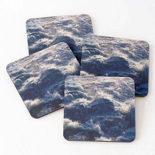 Item preview, Big beautiful crashing blue waves Ocean Design designed and sold by Marguerite Faure.