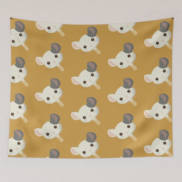Item preview, Chinchilla Ice Cream Pop - White Mosaic designed and sold by McBethAllen.