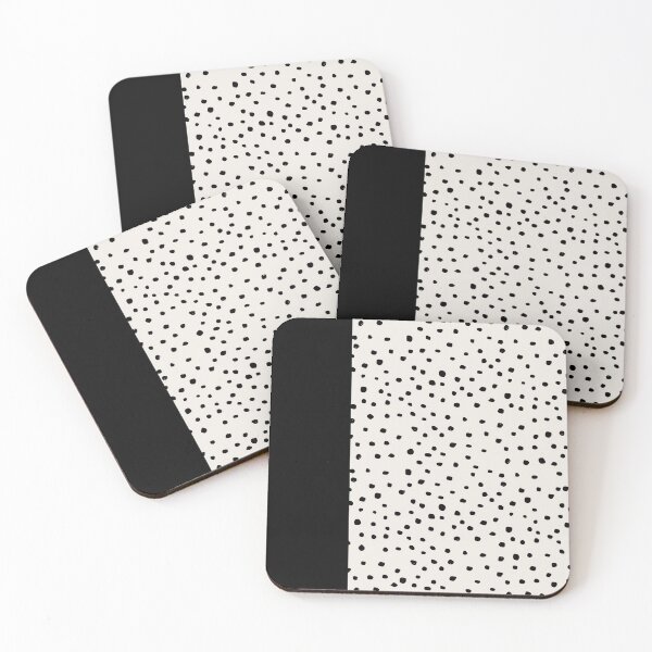 Item preview, Small Black Spots on Off-White designed and sold by atlantekdesigns.