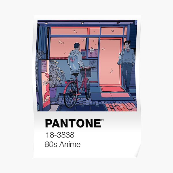 PANTONE ANIME Poster