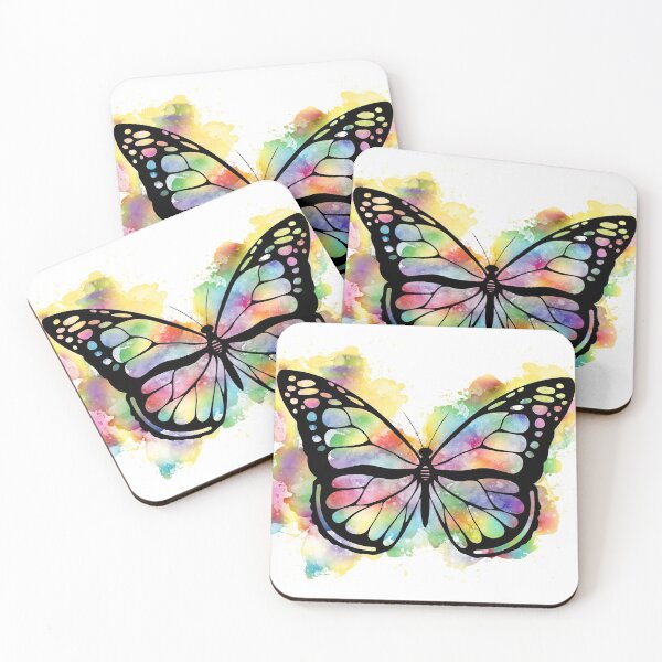 Item preview, Beautiful Colorful Watercolor Butterfly designed and sold by WildHoneyDesign.