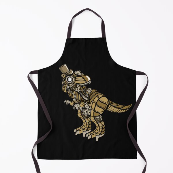 Item preview, t rex, Dino, dinosaurs, dragons, robots, black gold, black, gold, robot dinosaurs, designed and sold by Design2Z.
