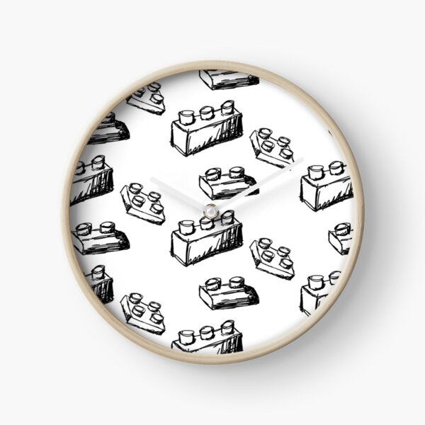 Building Blocks Clocks Redbubble - roblox badges builder blocks