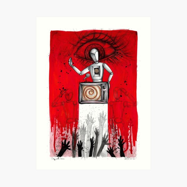 The Conman (Tattoos drawing series) Art Print