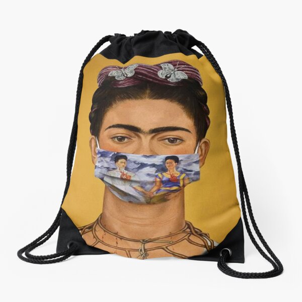Frida Kahlo in 2020 Drawstring Bag