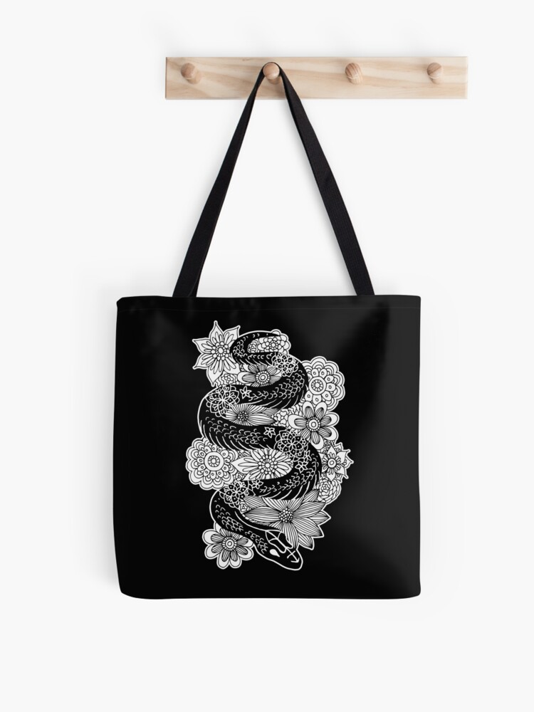 Bolso serpiente discount blanco y negro