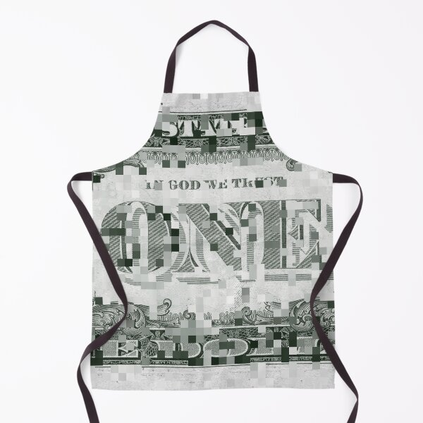 Item preview, One Dollar Bill Pixelated Glitch Art Design designed and sold by Dator-Abstracts.