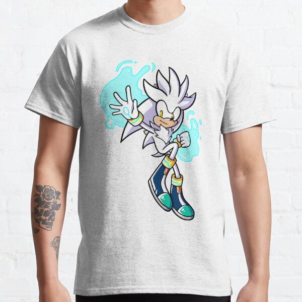Silver the hedgehog shirt Clearance