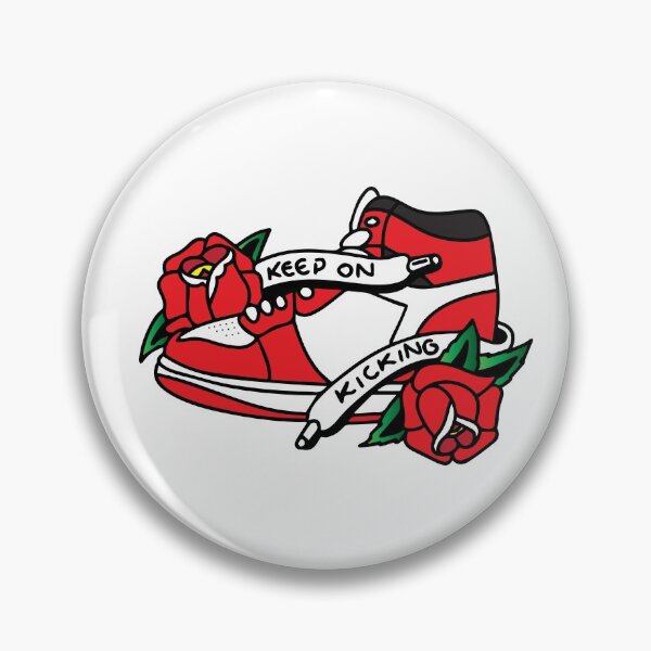 Item preview, Keep On Kicking - Traditional tattoo designed and sold by 86Gaz.