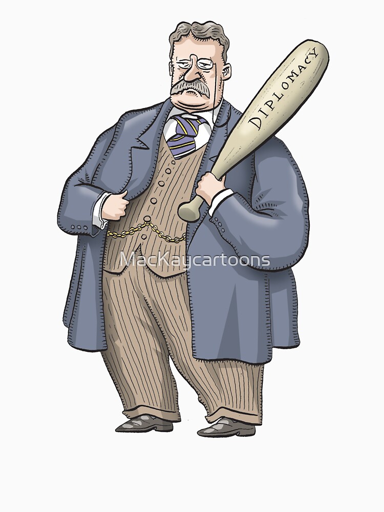 Thumbnail 7 of 7, Essential T-Shirt, Theodore Roosevelt designed and sold by MacKaycartoons.