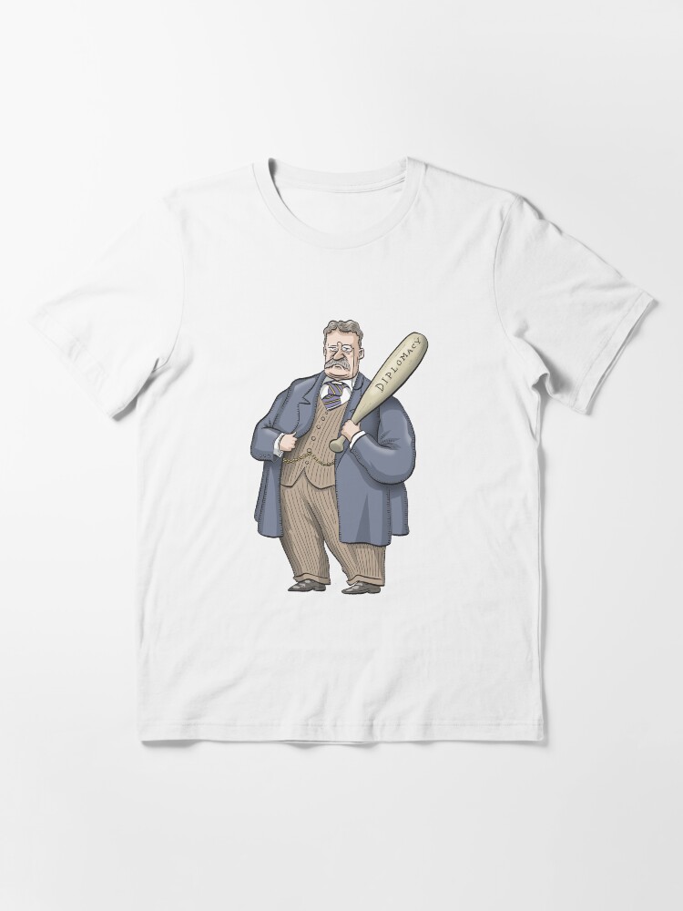 Thumbnail 2 of 7, Essential T-Shirt, Theodore Roosevelt designed and sold by MacKaycartoons.