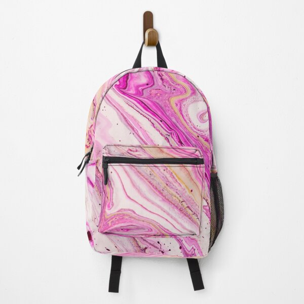 Item preview, Abstract fluid art Pink and Gold designed and sold by Ilze Lucero.