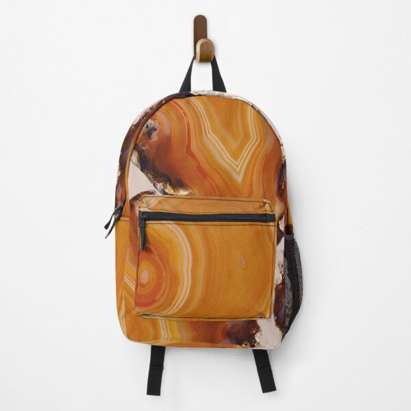 Item preview, Orange Brown Agate Pattern #1 #gem #decor #art designed and sold by Anita's & Bella's Art.