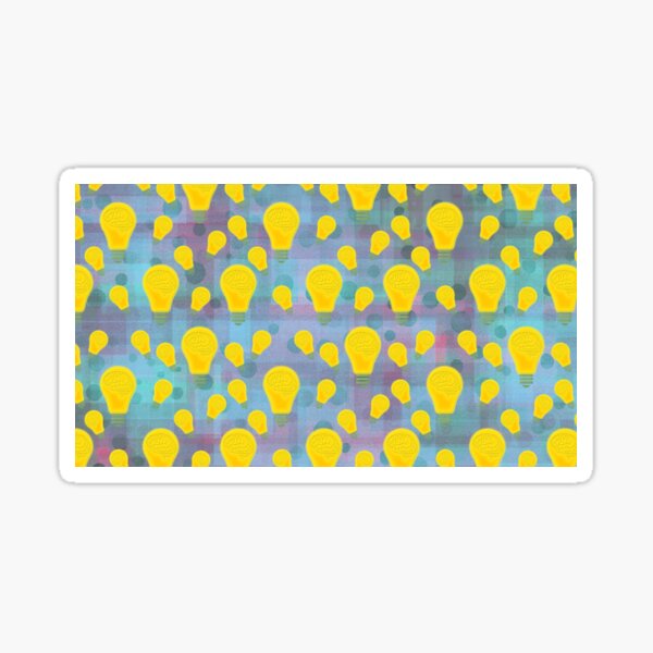 The light of the brain Sticker