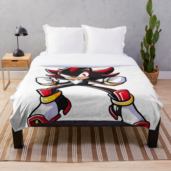 Shadow The Hedgehog Throw Blankets Redbubble