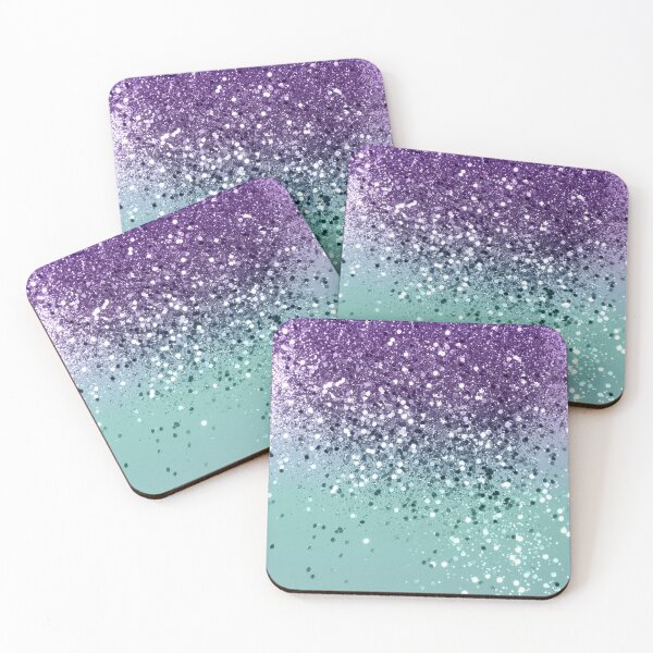 Item preview, Purple Teal Mermaid Ocean Glam #1 (Photo of Glitter Only - Not Reflective) designed and sold by Anita's & Bella's Art.