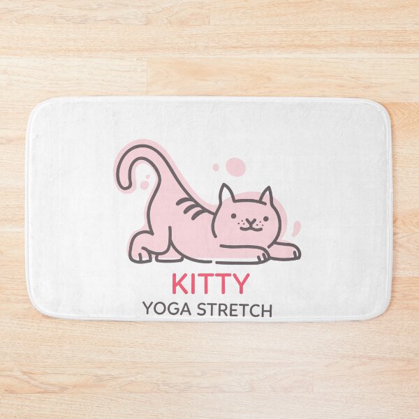 Item preview, Cute Kitty Yoga stretch  designed and sold by Got-Ya-Bak.