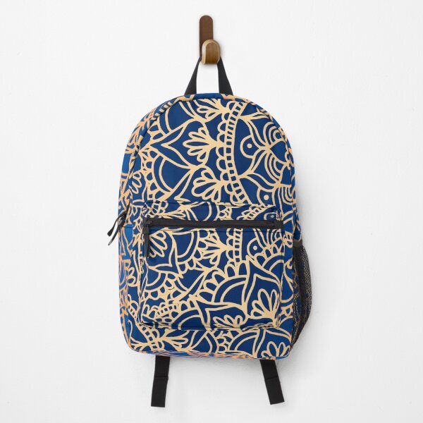 Item preview, Blue and Gold Mandala Pattern designed and sold by Julie Erin Designs.