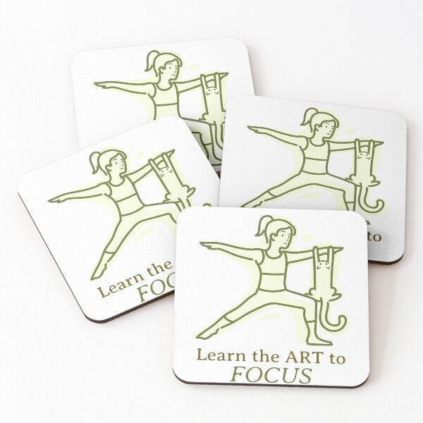 Item preview, yoga Learn the art of focus  designed and sold by Got-Ya-Bak.