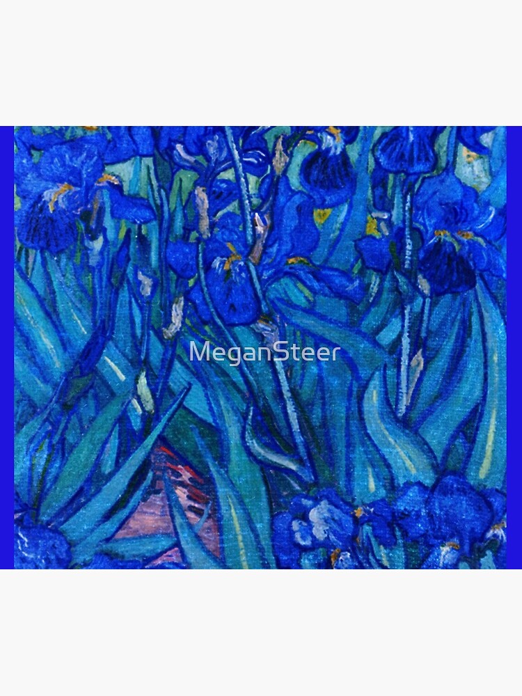 Van Gogh Irises in Indigo by MeganSteer