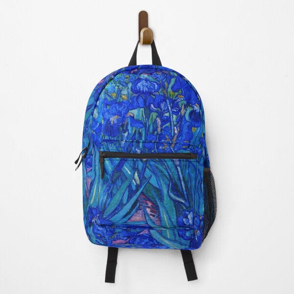 Van Gogh Irises in Indigo Backpack