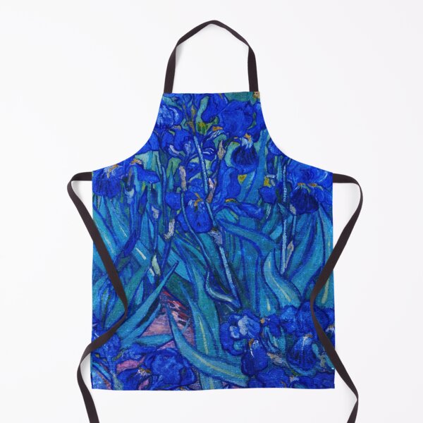 Item preview, Van Gogh Irises in Indigo designed and sold by MeganSteer.