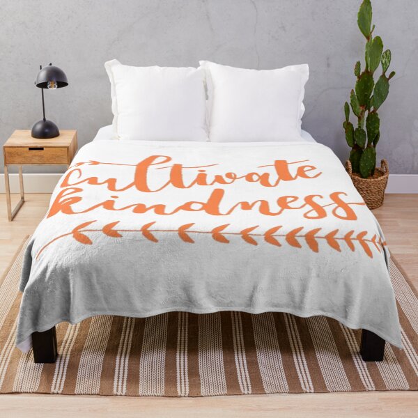 Item preview, Cultivate Kindness Positive Quote Orange designed and sold by faithful-ink.