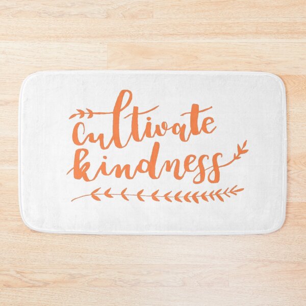 Item preview, Cultivate Kindness Positive Quote Orange designed and sold by faithful-ink.