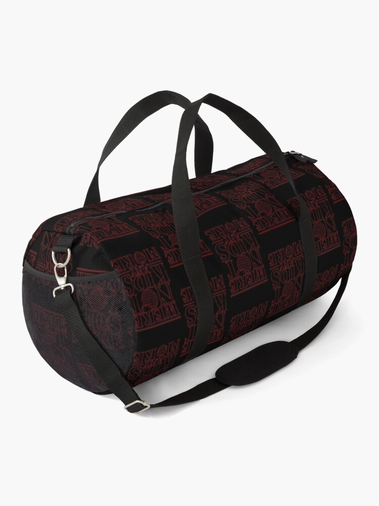 Alternate view of STRANGER THINGS 3: WERE NOT KIDS ANYMORE GRUNGE STYLE Duffle Bag