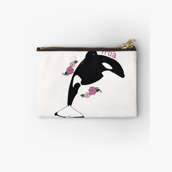 Item preview, Trua the killer whale flower art designed and sold by Animaldesigns24.