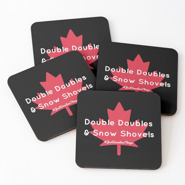 Item preview, Double Doubles and Snow Shovels  # Just Canadian Things designed and sold by GregFromThePeg.