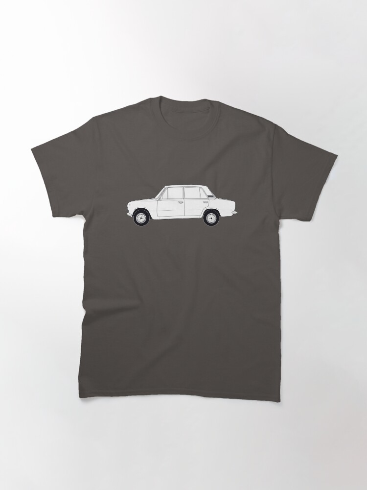 Thumbnail 3 of 7, Classic T-Shirt, Lada 1200 VAZ•2101 "Kopeyka" designed and sold by thedrumstick.