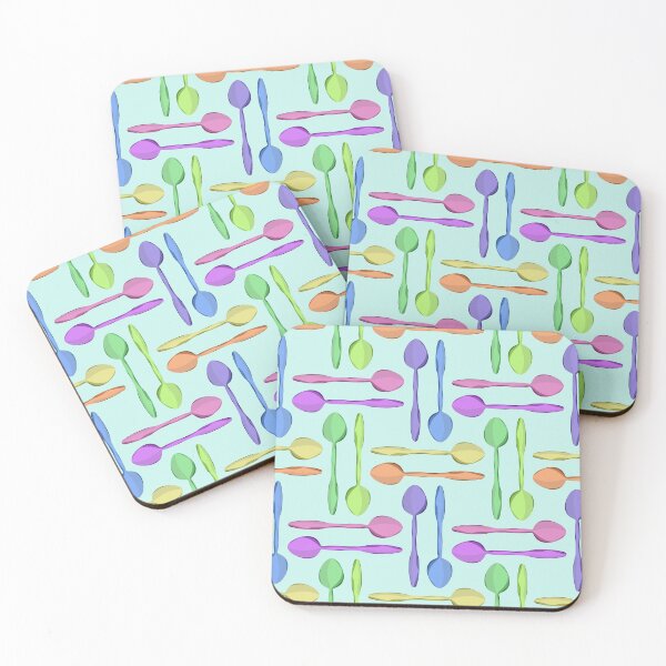 Item preview, Colorful Spoons Print designed and sold by KelseyLovelle.
