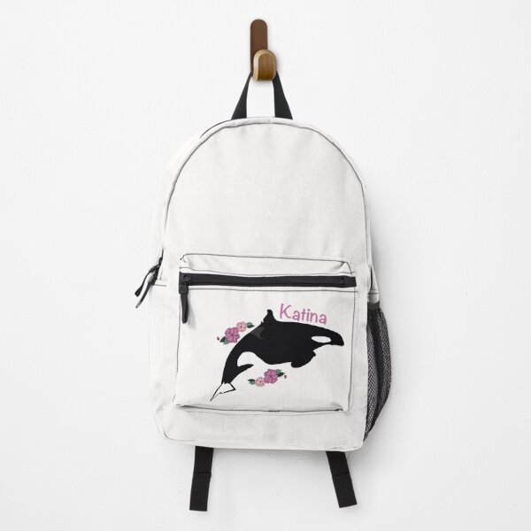 Item preview, Katina the killer whale flower art designed and sold by Animaldesigns24.