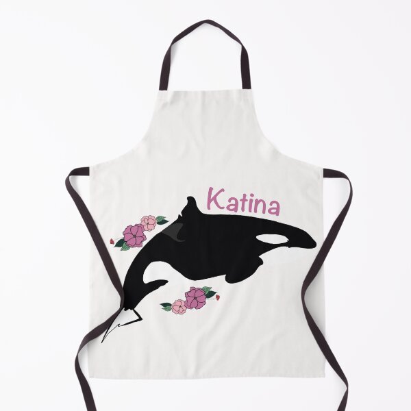 Item preview, Katina the killer whale flower art designed and sold by Animaldesigns24.